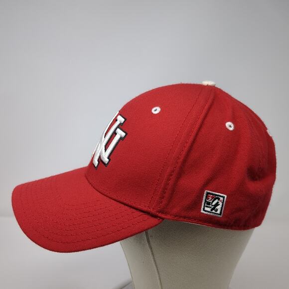 NN Crusaders Fitted Baseball Hat Red 7 1/2 Embroidered The Game Pro - Picture 3 of 10